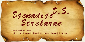 Đenadije Strelarac vizit kartica